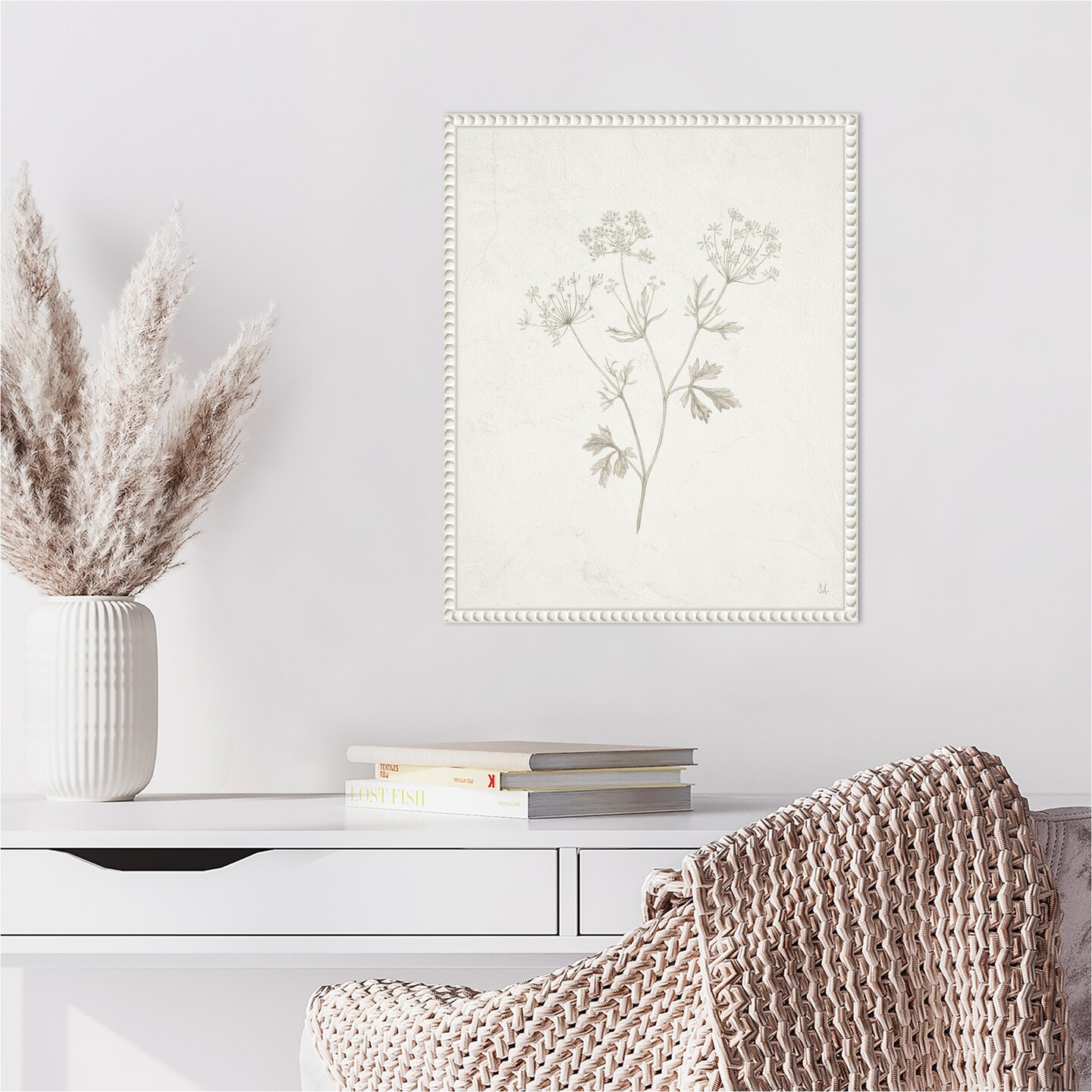 Gifts from the Meadow IV by Sarah Adams Framed Canvas Wall Art