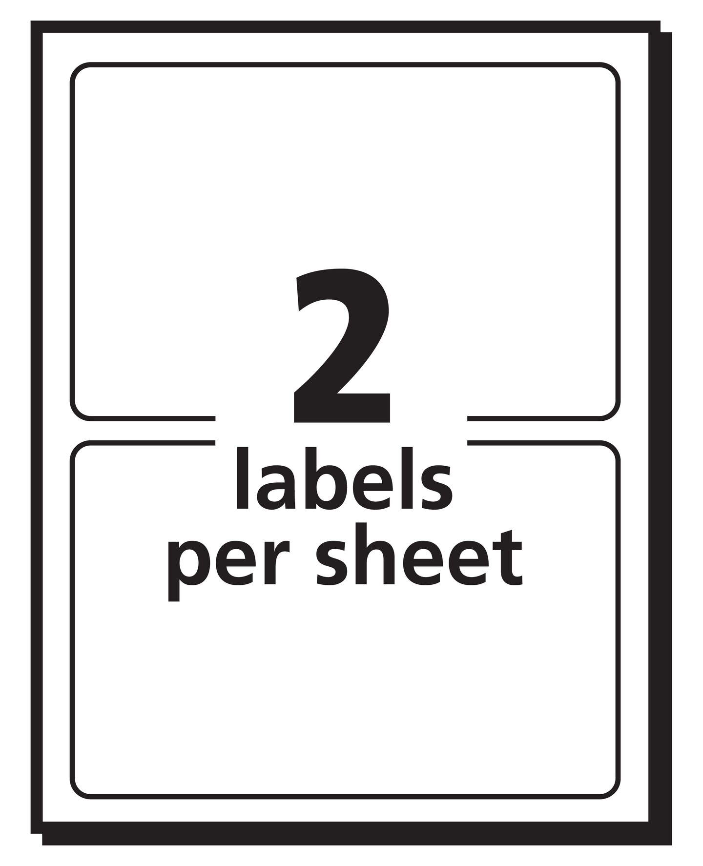 Avery Removable Labels, Removable Adhesive, 3" x 4", 80 Labels (5453)