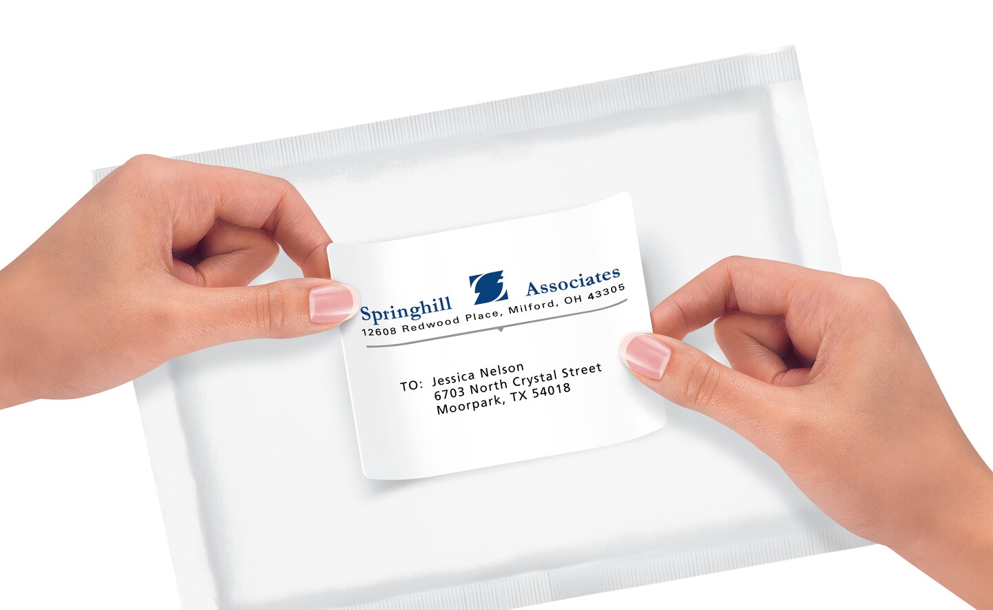 Avery Repositionable Shipping Labels, Sure Feed Technology, Repositionable Adhesive, 3-1/3&#x22; x 4&#x22;, 150 Labels (58164)