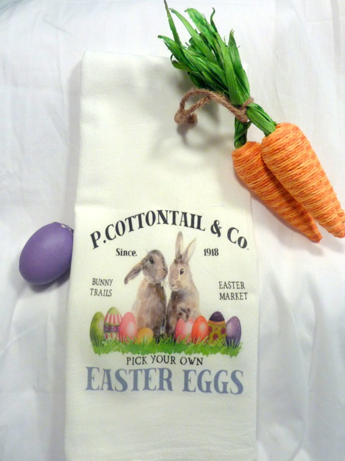 Carrot Flour Sack Towel