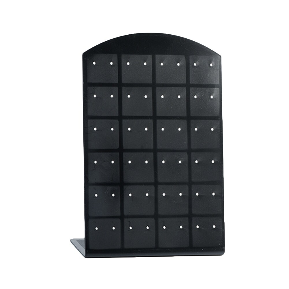 L Shape 24/48/72 Holes Ear Stud Earrings Display Rack Jewelry Holder Organizer