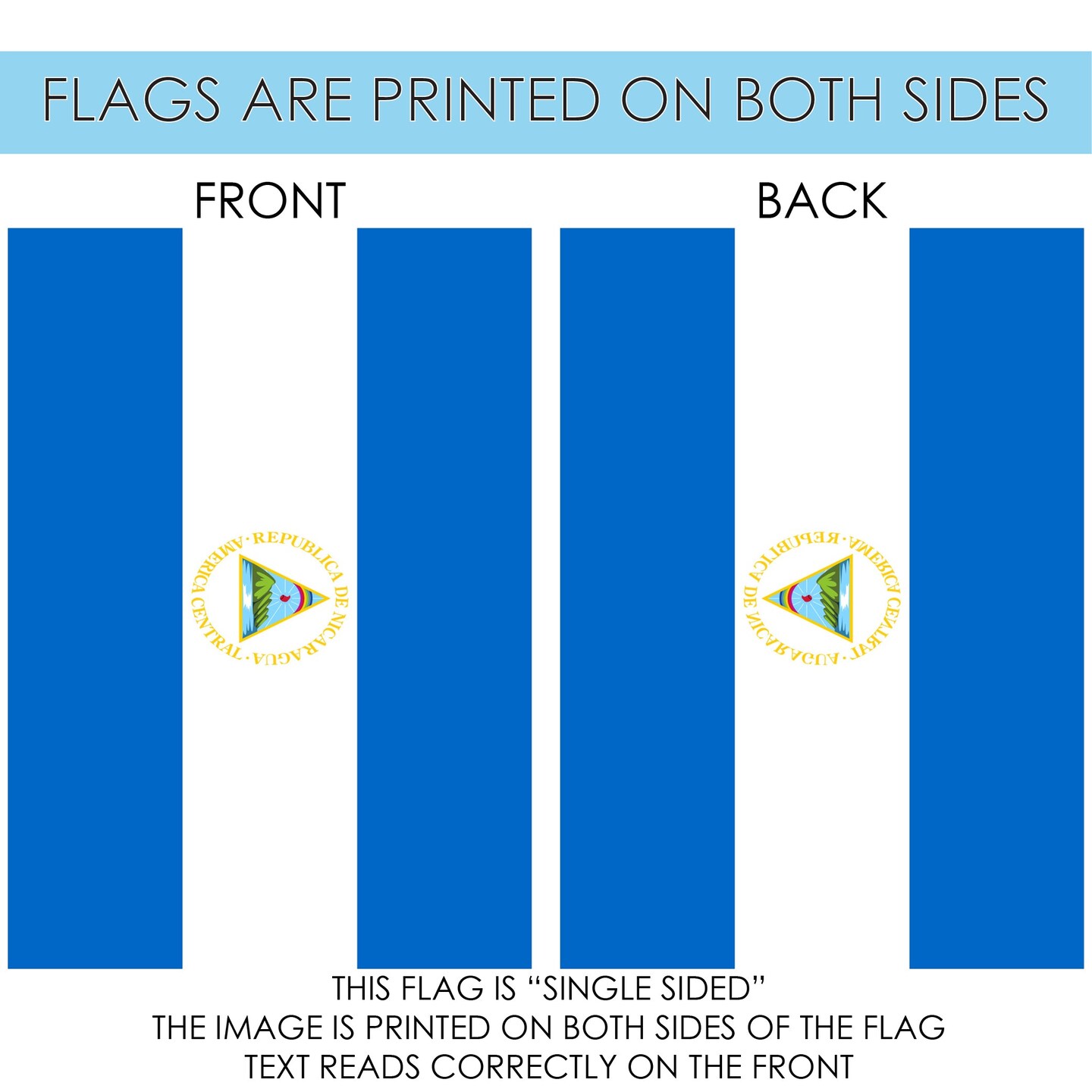 Flag of Nicaragua Decorative  Flag