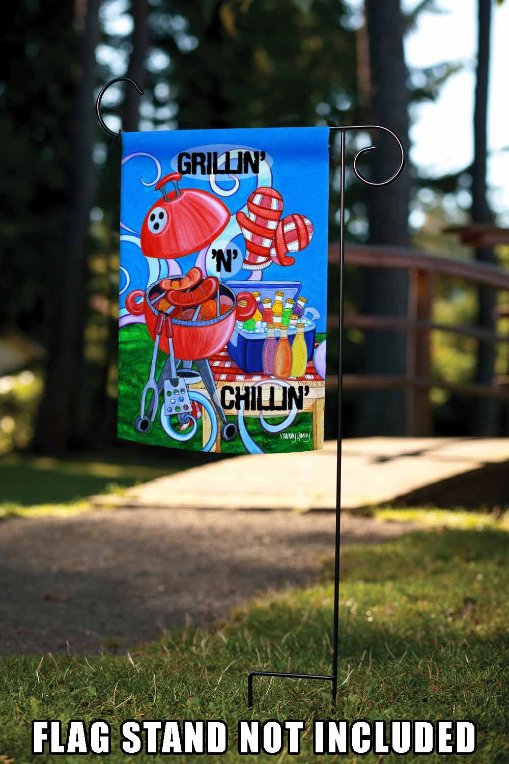 Grillin&#x27; n Chillin&#x27; Decorative Summer Flag