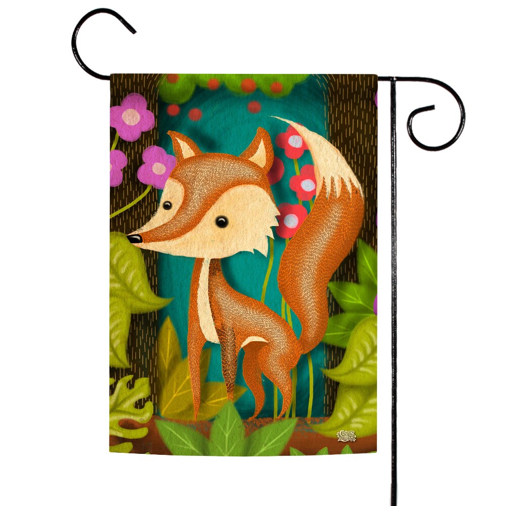 Fox in the Forest Decorative Fox Flag | Michaels