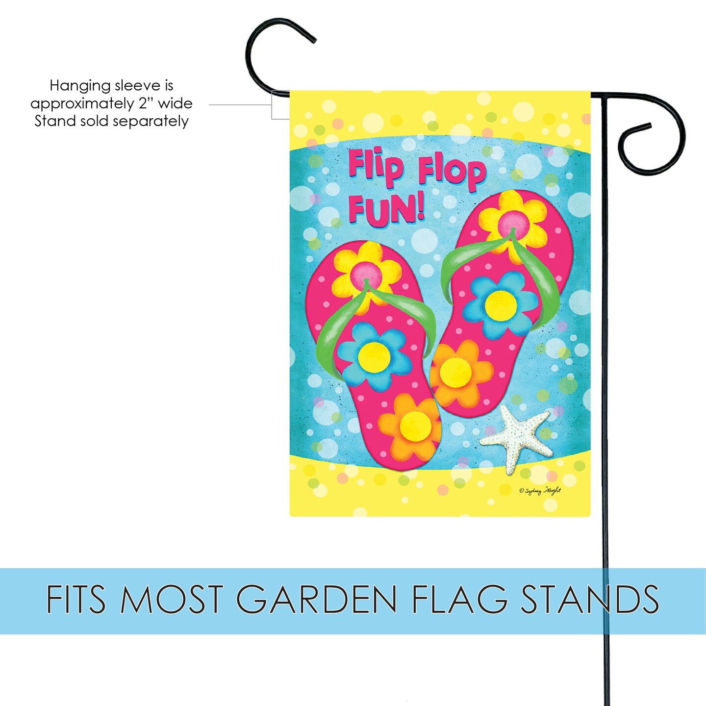 Flip Flop Fun! Decorative Summer Flag