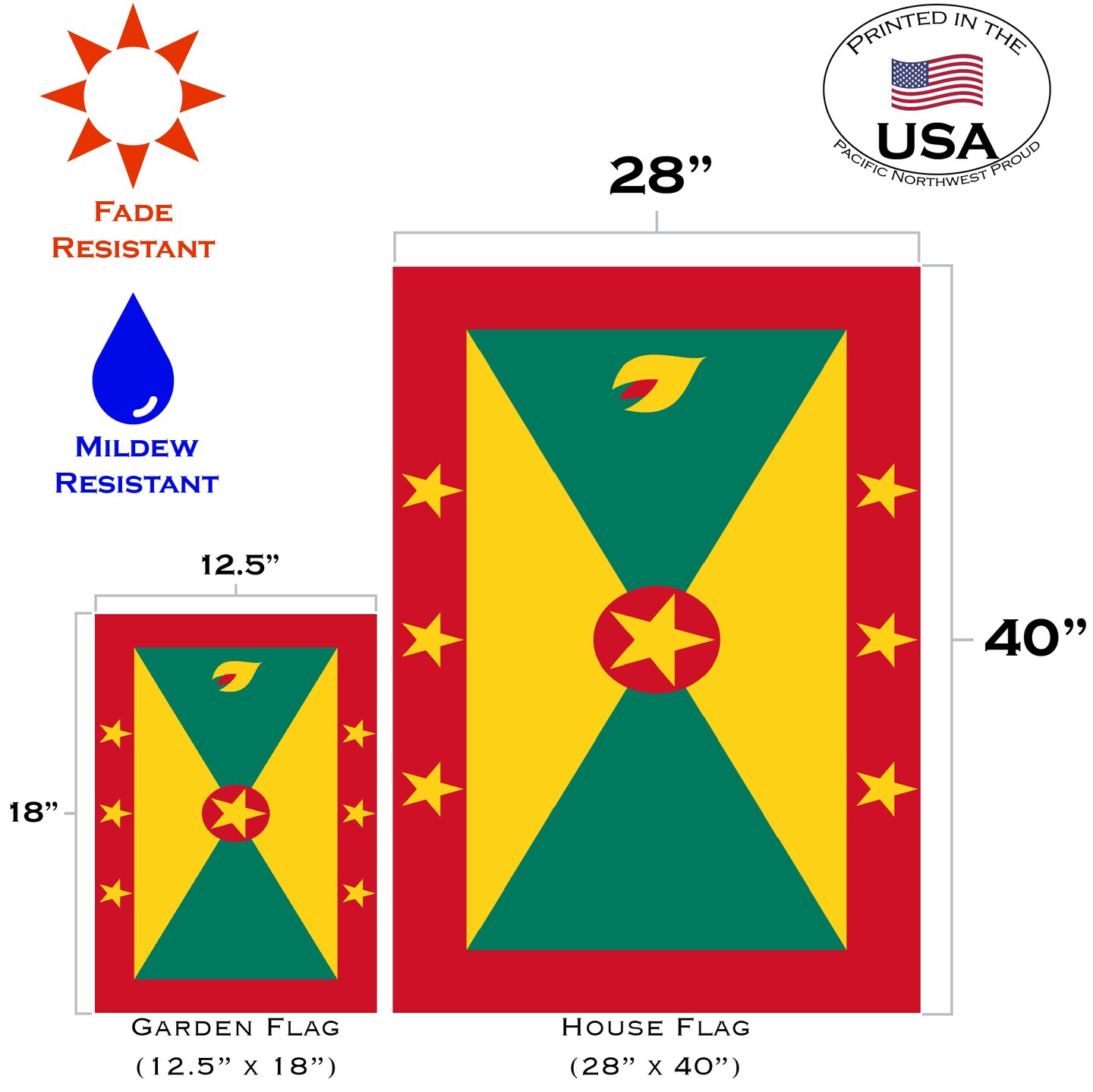 Flag of Grenada Decorative  Flag