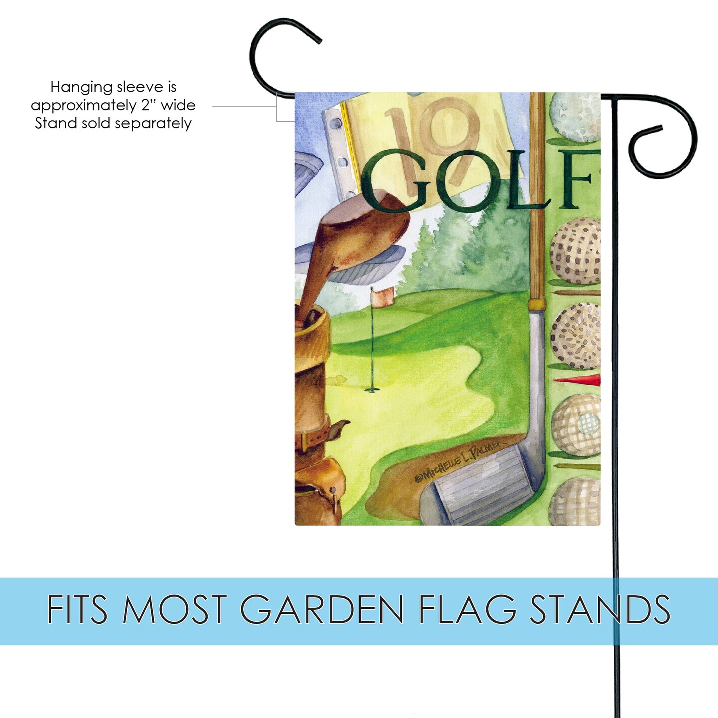 Hole in One Decorative Golf Flag