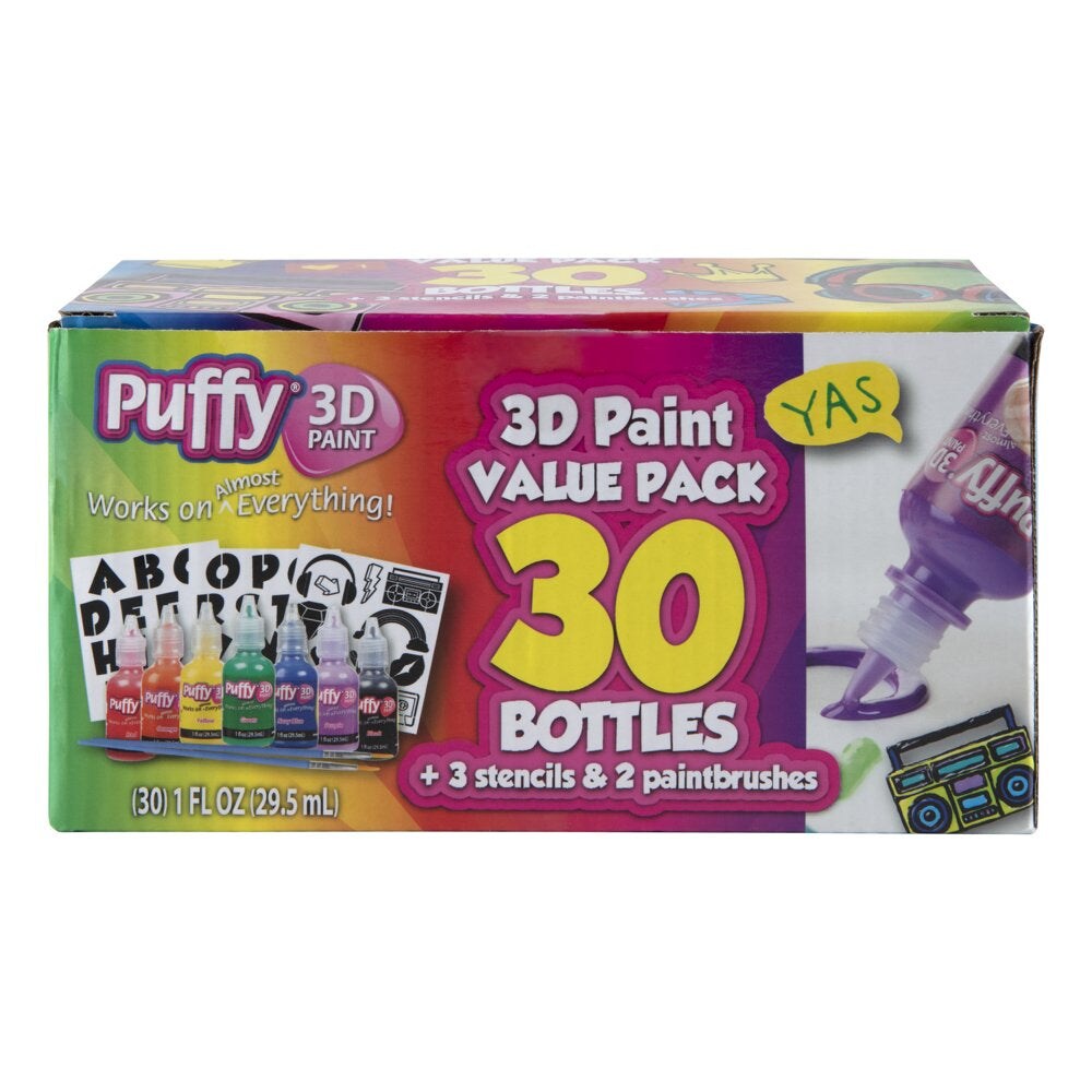 Puffy Paint Confetti Glitter 3D Paint, 1 Fl. Oz. 