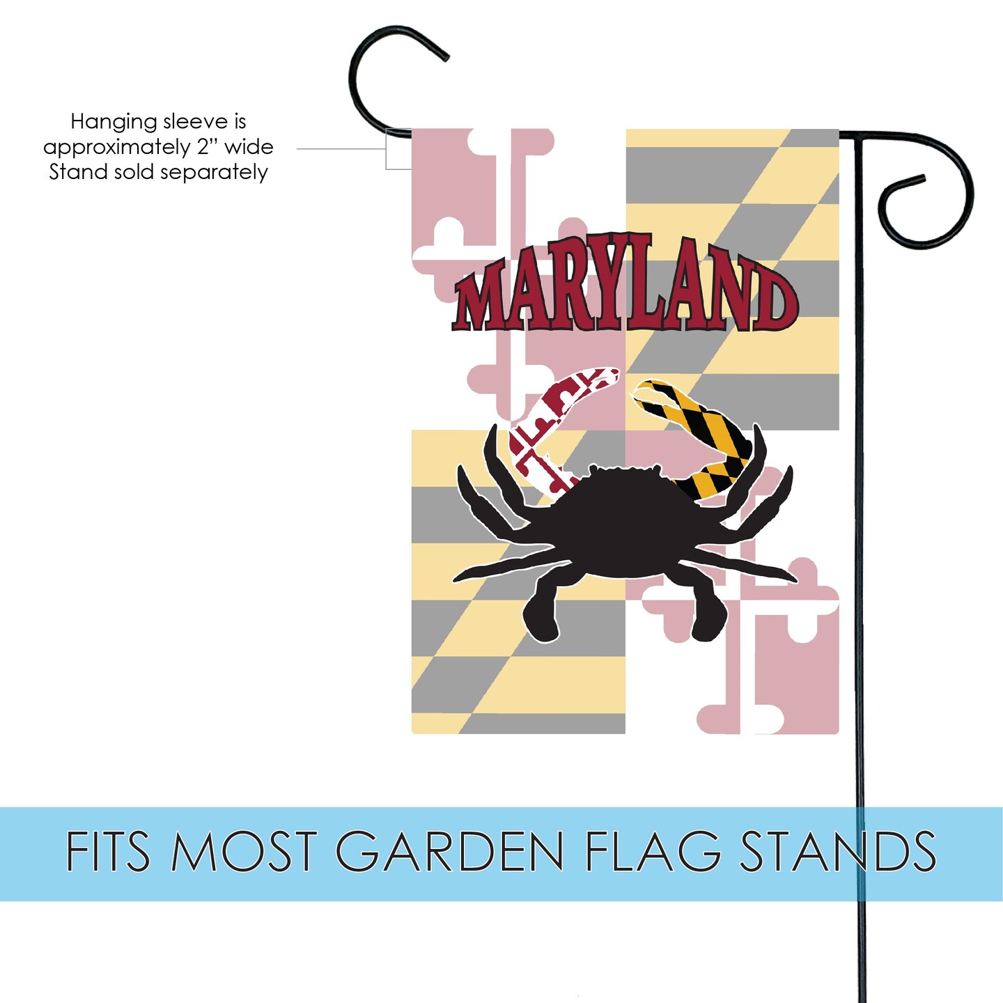 Maryland Crab Decorative Maryland Flag