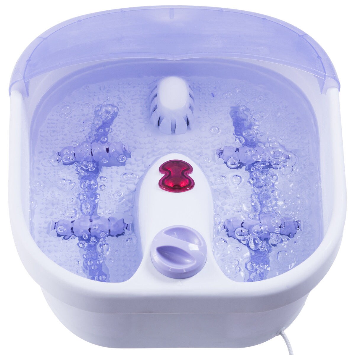 Costway Electrical Foot Tub Basin Point Massage Home Use Therapy Machine Health Spa