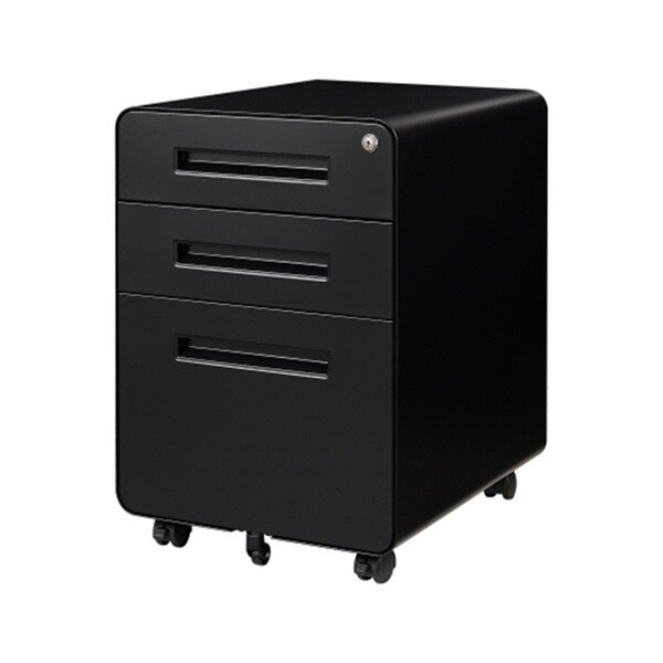 Mobile File Cabinet with Lock and Key