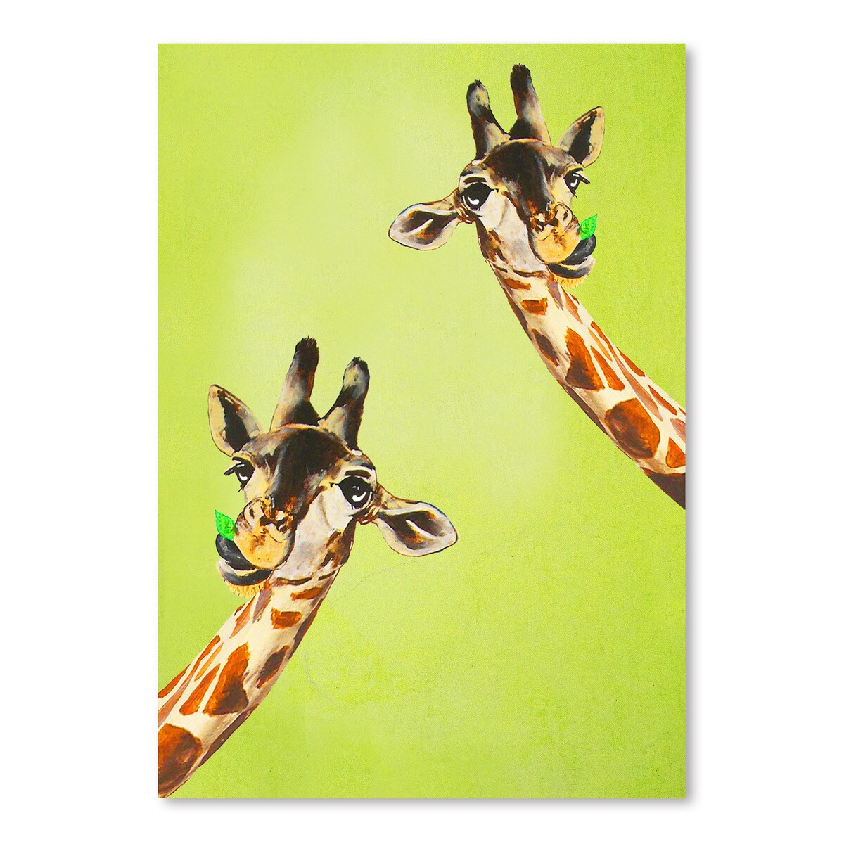 Poster Art Print - Giraffes Looking To You by Coco de Paris  - Americanflat