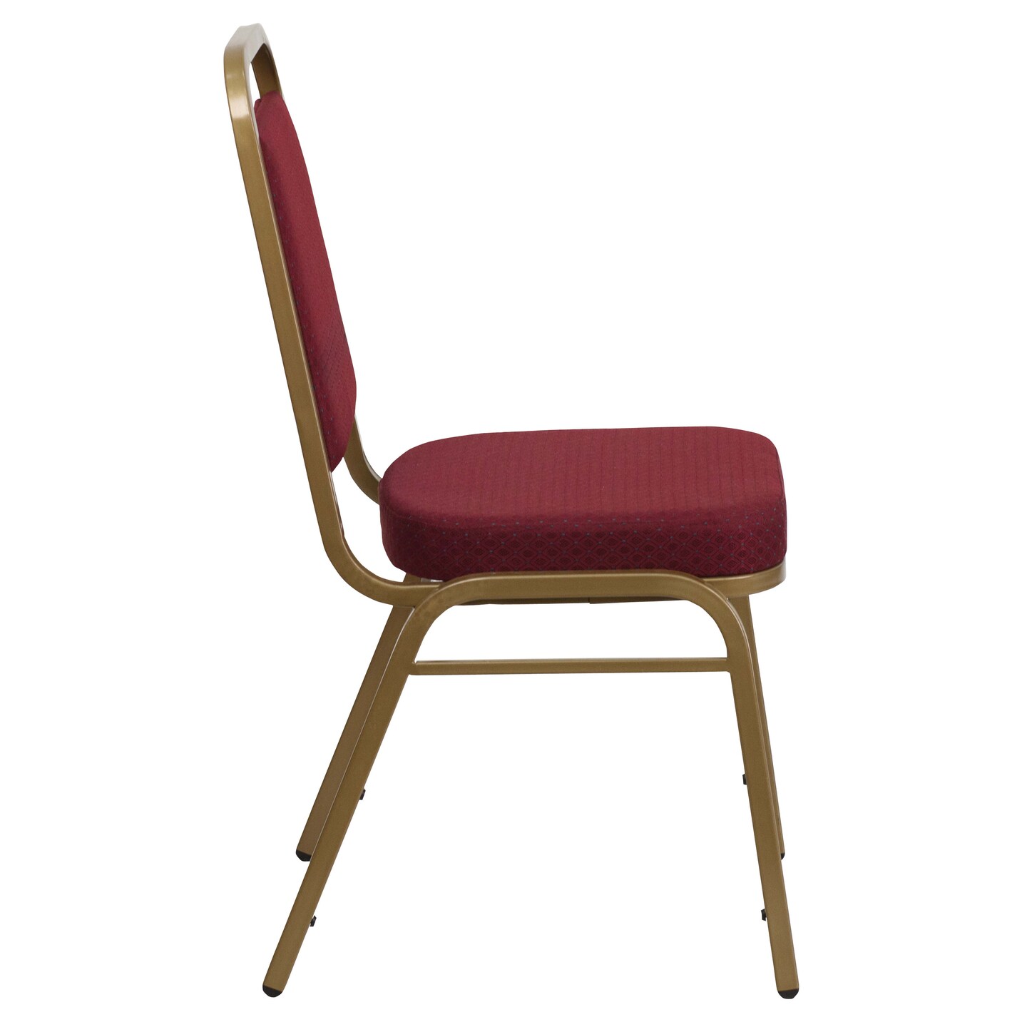 Emma and Oliver Trapezoidal Back Stacking Banquet Dining Chair - 2.5&#x22; Thick Seat