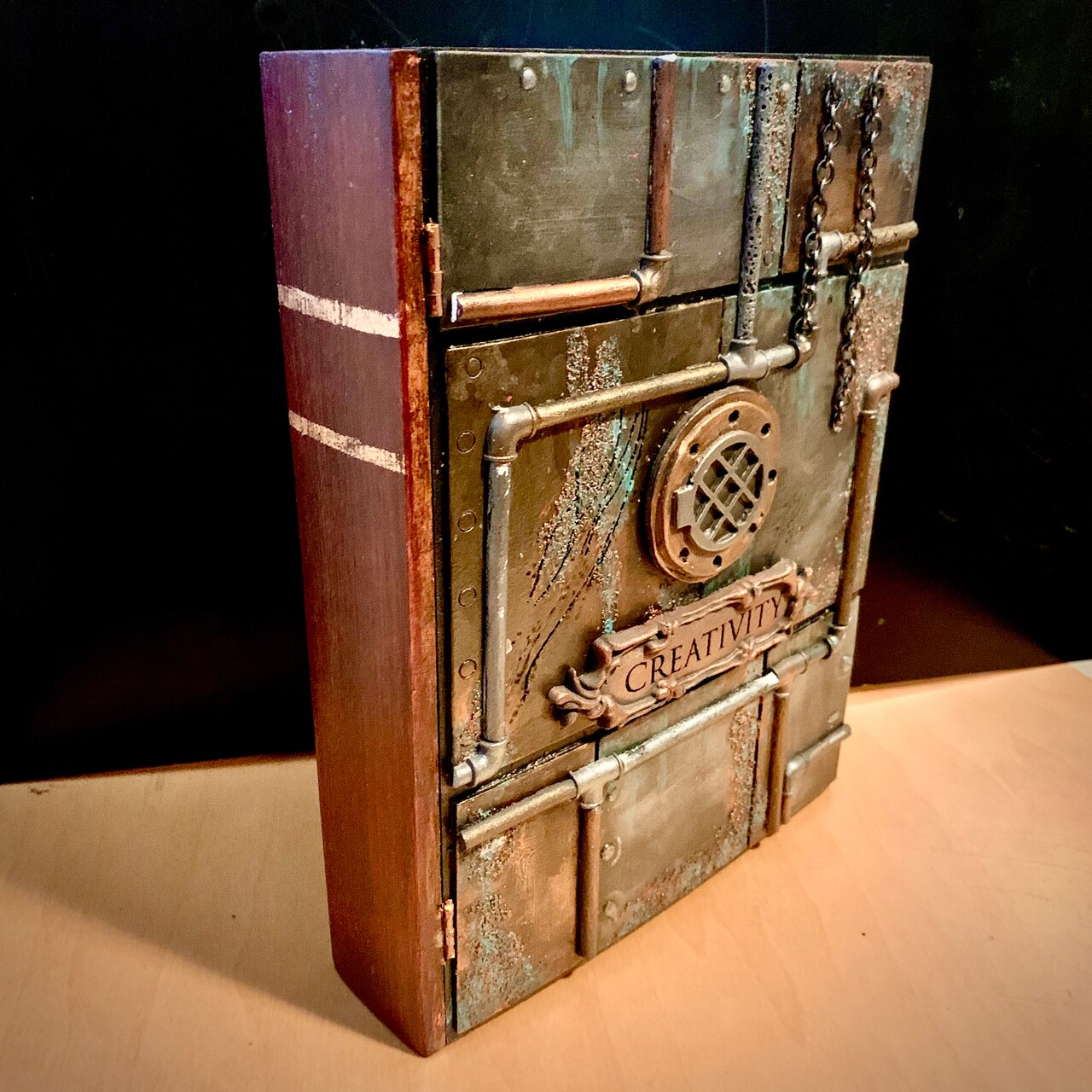 Steampunk Book Jewelry Box