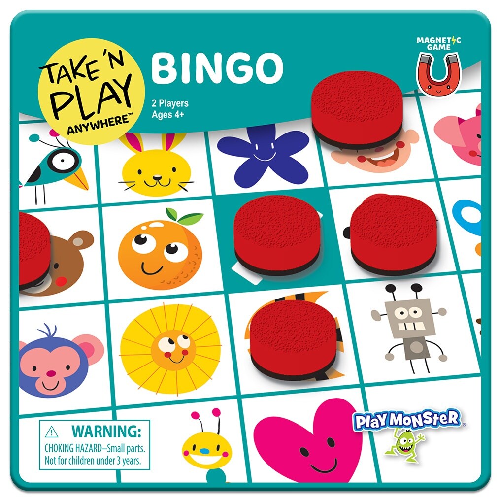 Playmonster Take &#x27;n Play Anywhere Magnetic Game-Bingo