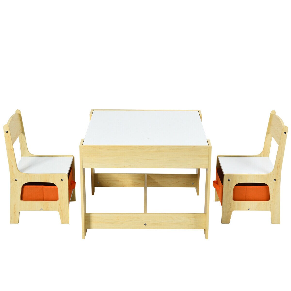 Kids Table Chairs Set With Storage Boxes Blackboard Whiteboard Drawing Michaels