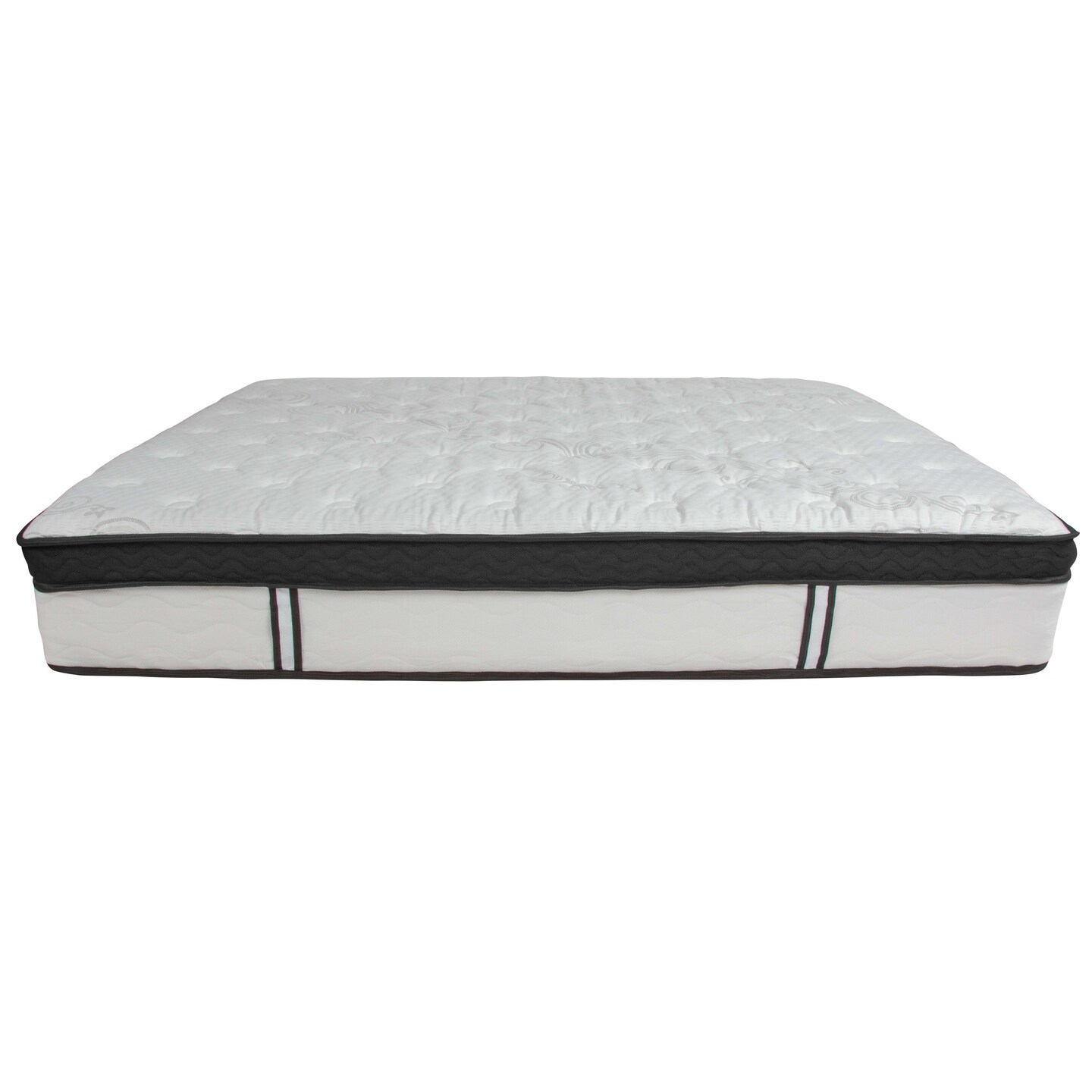 Merrick Lane Hulen 12 Inch Hybrid Pocket Spring &#x26; CertiPUR-US Certified Memory Foam Mattress