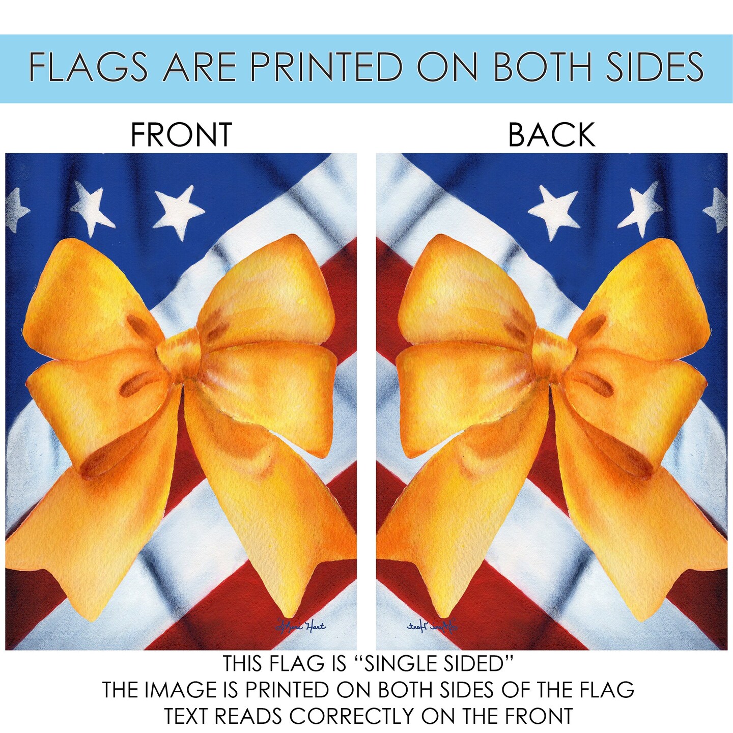 USA Strong Decorative Patriotic Flag