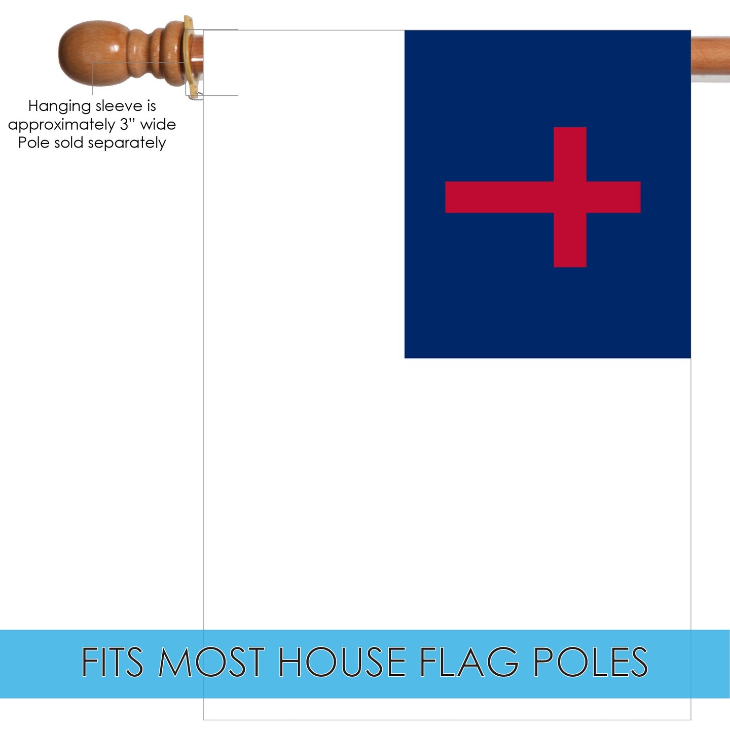 Christian Flag Decorative Christian Flag