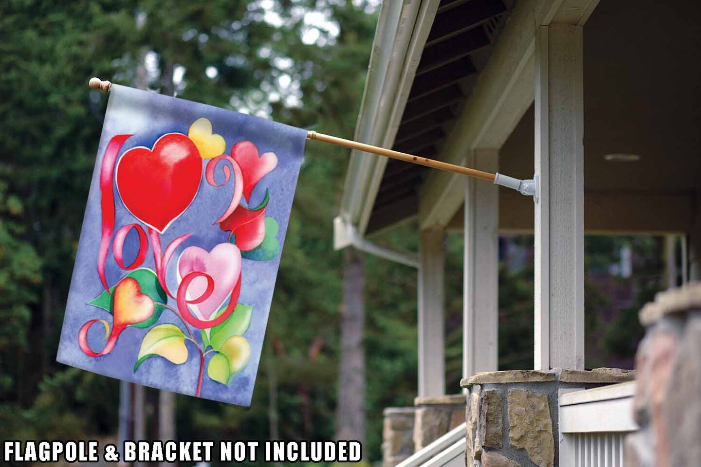 Love Decorative Valentine Flag