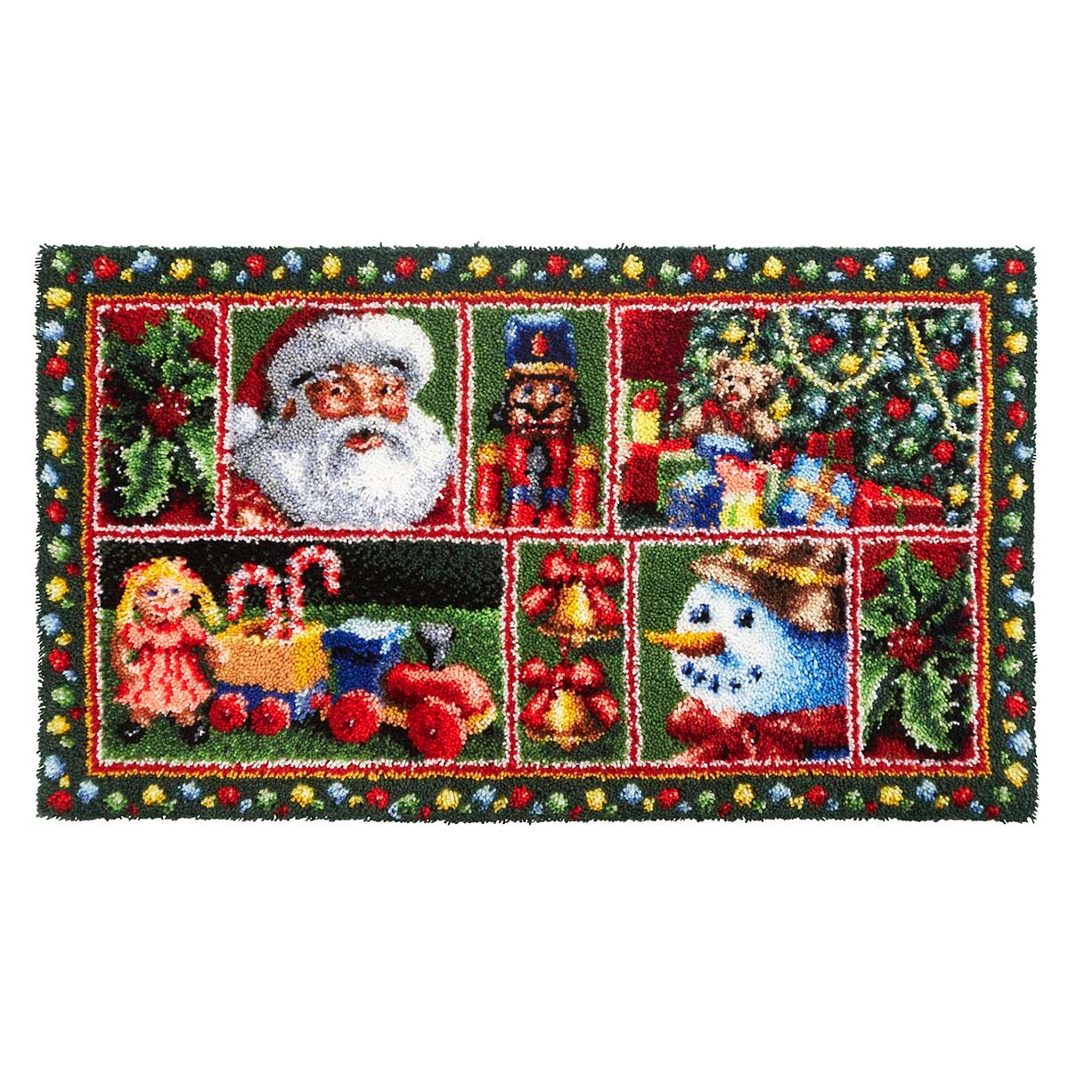Herrschners  Christmas Fever Latch Hook Kit