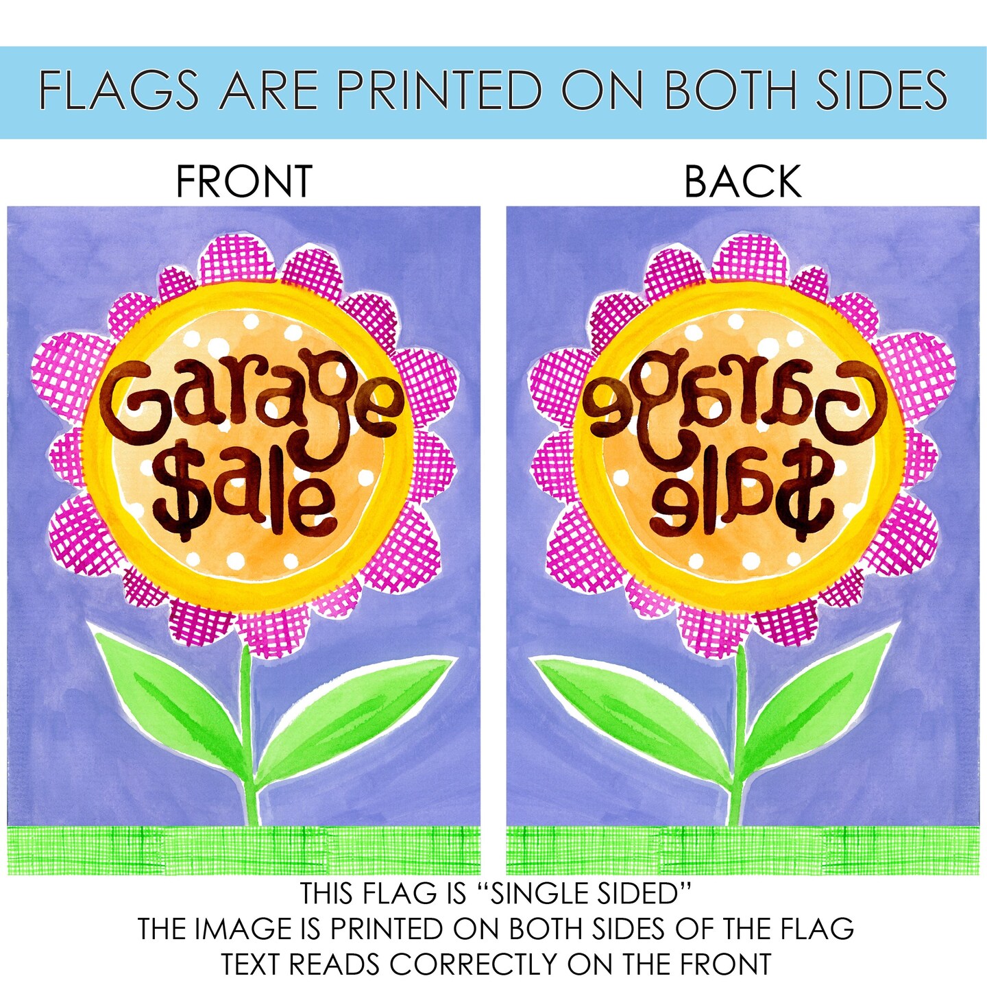 Garage Sale Decorative Garage Sale Flag