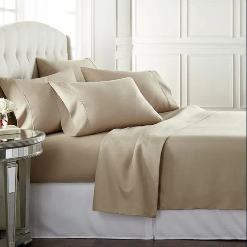 4-Piece Set: 100% Egyptian Cotton 1000 Thread Count Deep Pocket Luxury Sheets