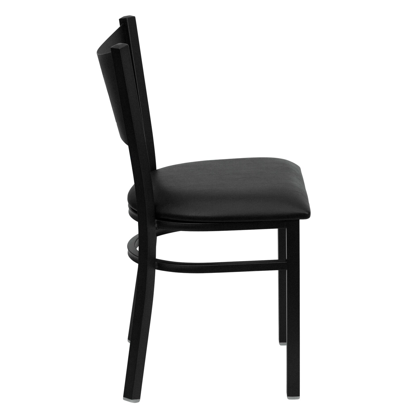 Emma and Oliver Coffee Back Metal Restaurant Dining Chair