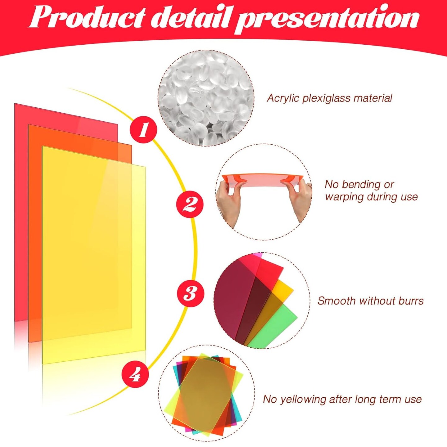 12 Pack Colored Translucent Acrylic Sheet 0.12 Inch Thick Acrylic Sheets for Laser Cutting Colorful Acrylic Panel Colored Acrylic Sheets Plastic Sheets for Glass, DIY, Painting (8 x 12 Inch)