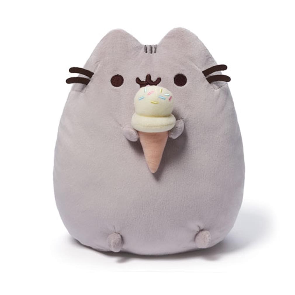 Pusheen the Cat 9 Plush Pusheen with Ice Cream Cone