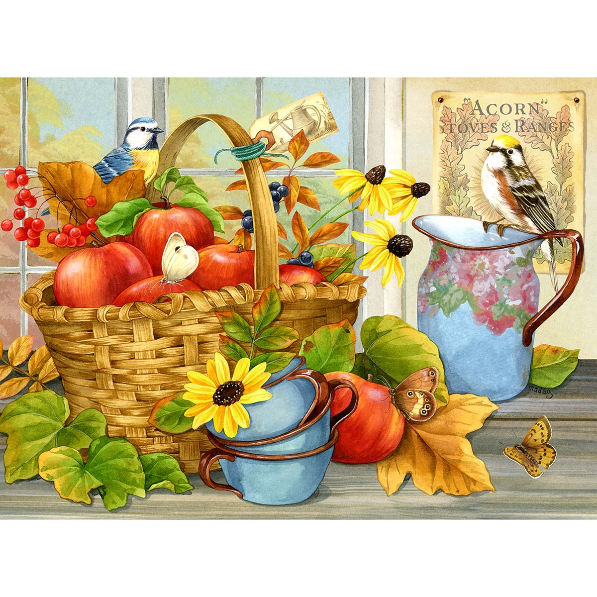 Puzzle Magic  September Apples Jigsaw Puzzle