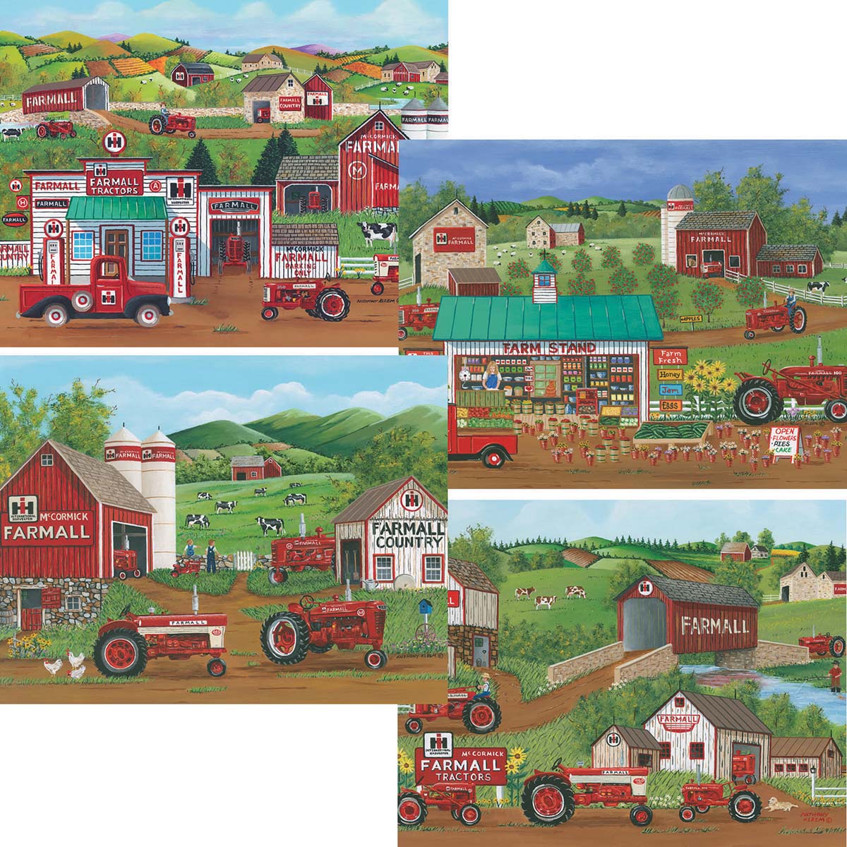 The Jigsaw Puzzle Factory Farmall 4 in 1 Puzzle Jigsaw Puzzle