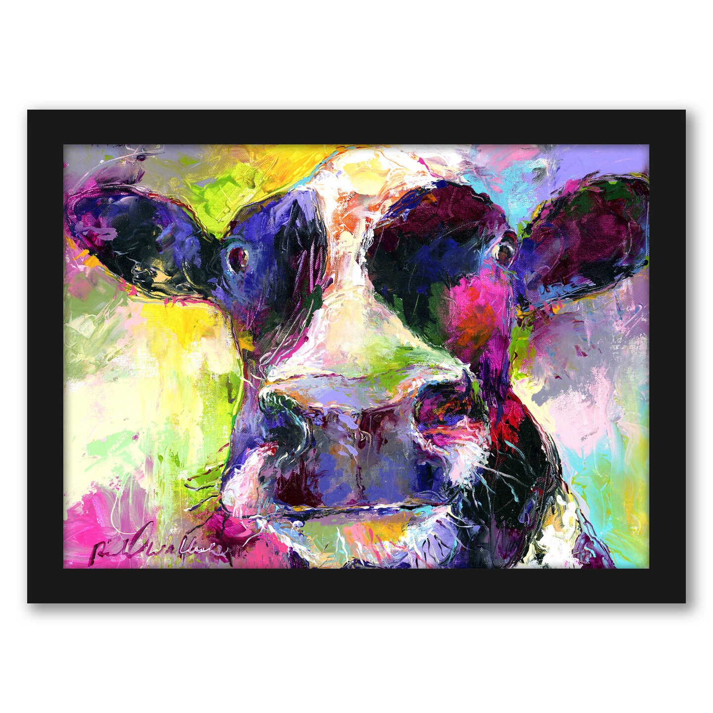 Cow by Richard Wallich Frame  - Americanflat