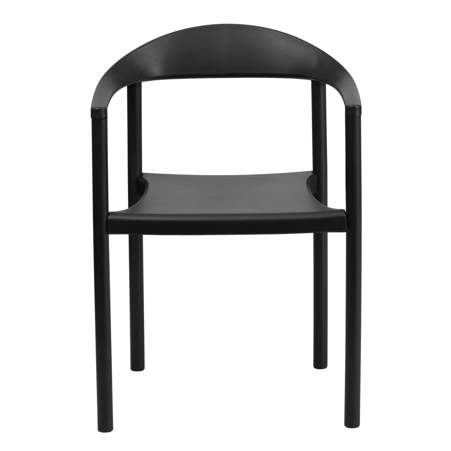 Emma and Oliver Multipurpose Plastic Cafe Stack Chair