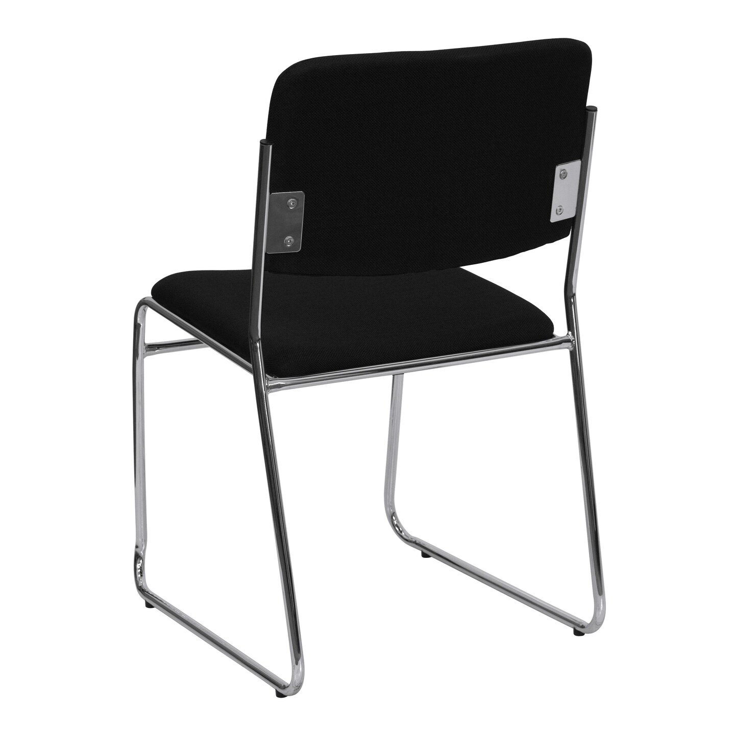 Emma and Oliver 5 Pack 500 lb. Capacity High Density Stacking Chair with Sled Base