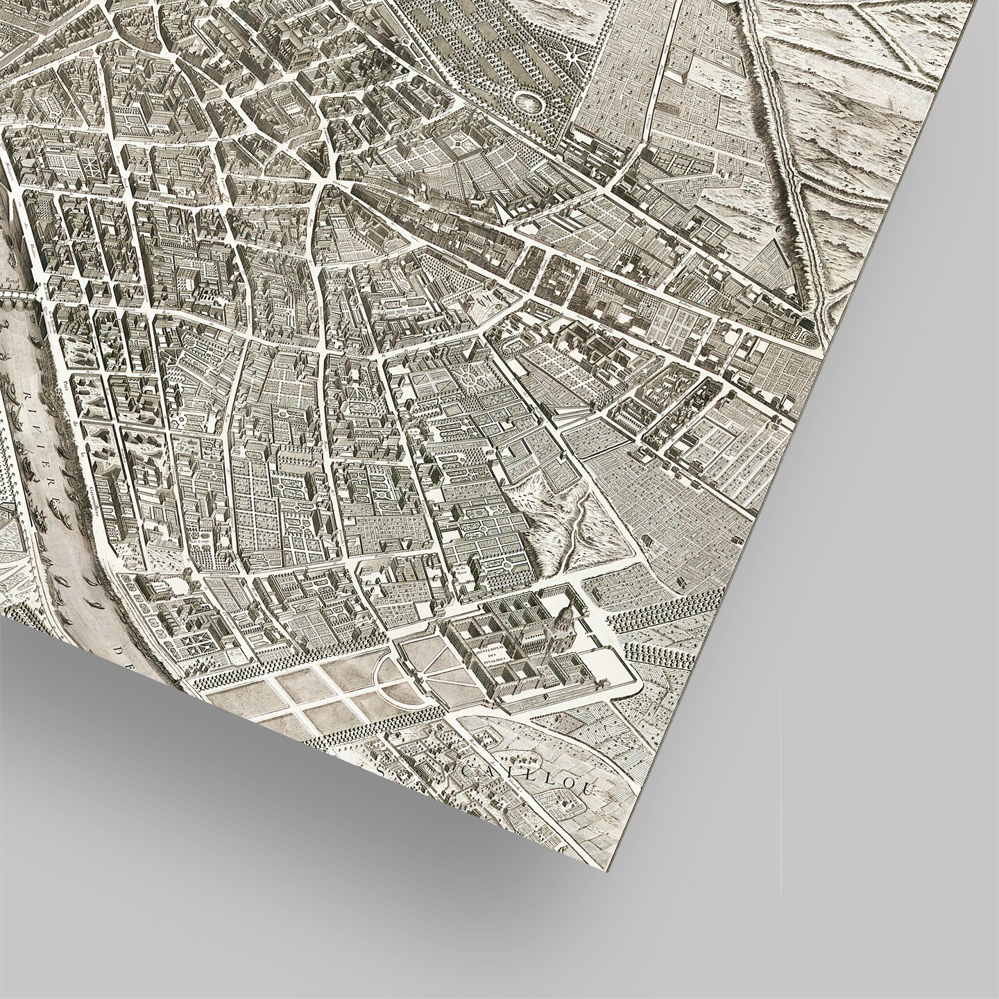 Map Paris Ii by Chaos &#x26; Wonder Design  Poster Art Print - Americanflat