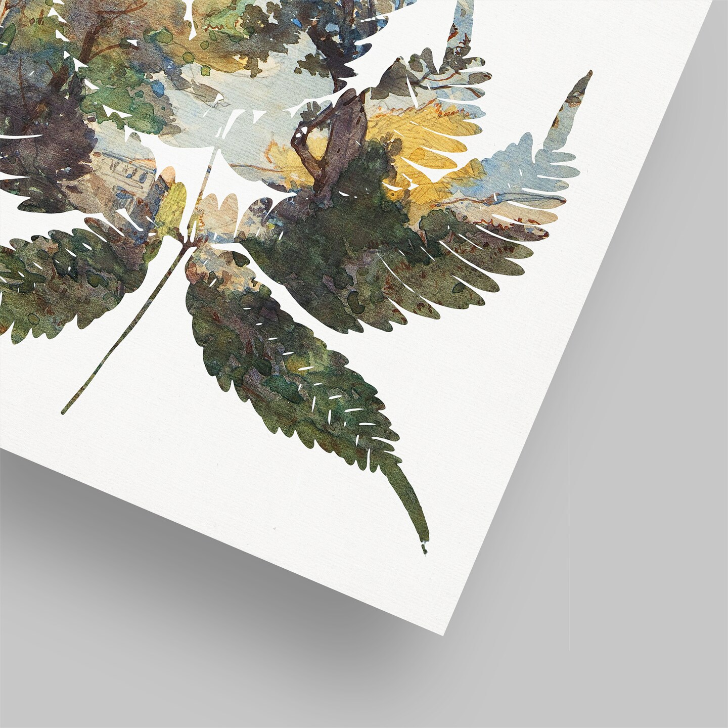 Leaf Collage I by Chaos &#x26; Wonder Design  Poster Art Print - Americanflat