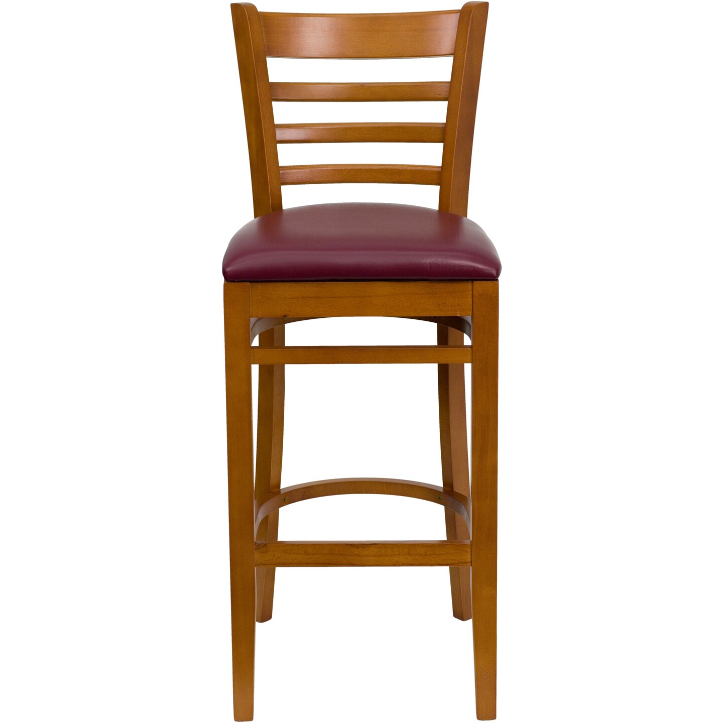 Emma and Oliver Bar Stools |&#xA0;Set of 2 Wood Bar Stools with Back