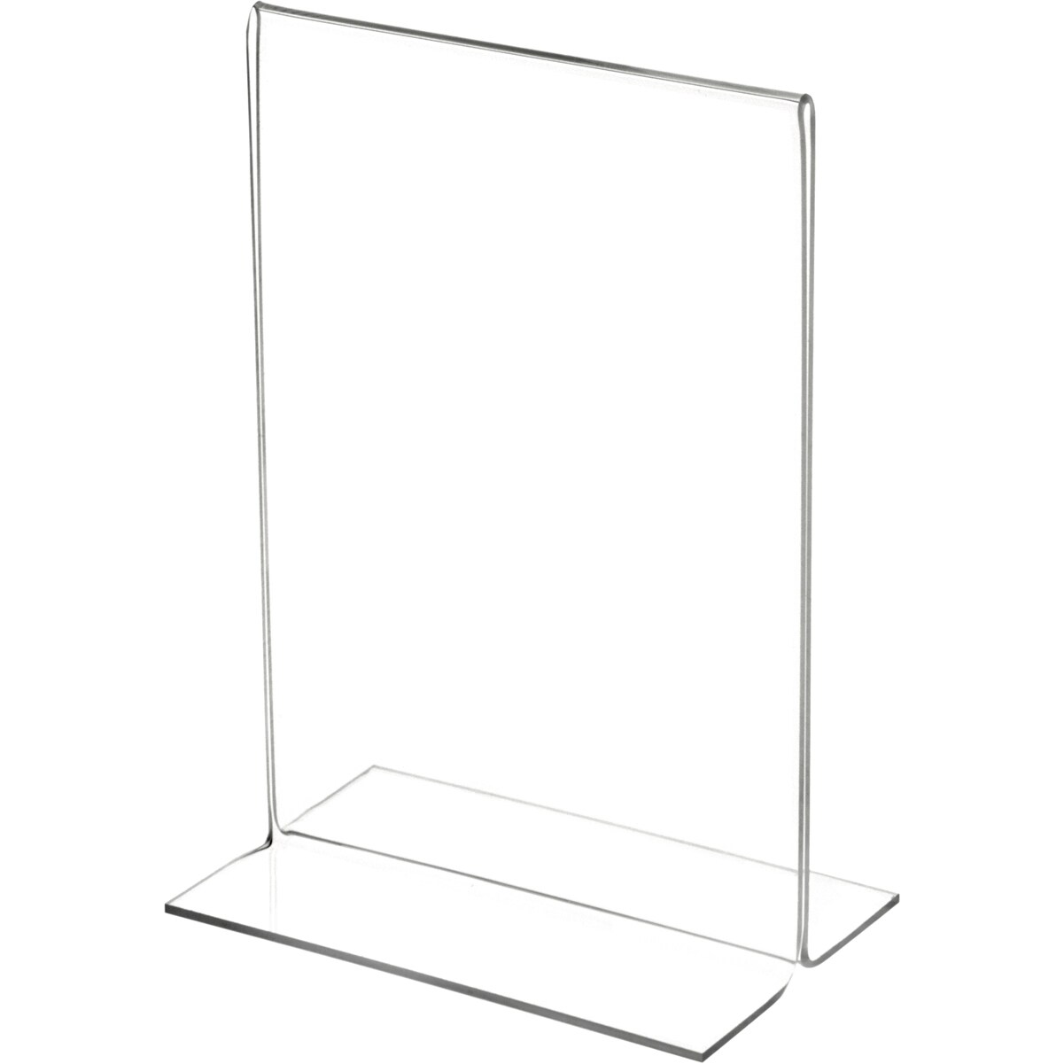 5 x 7 Bottom Loading Plastic Sign Holder