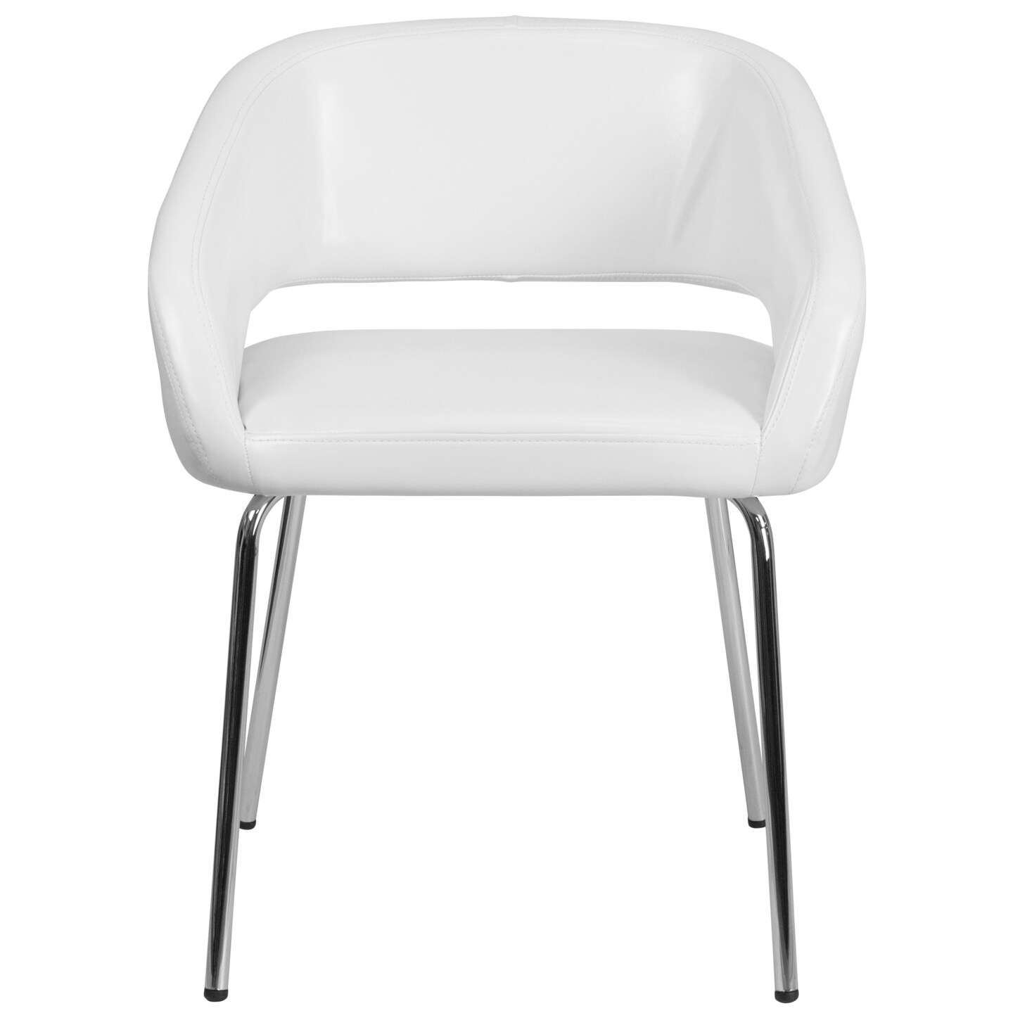 Emma and Oliver Contemporary LeatherSoft Side Reception Chair
