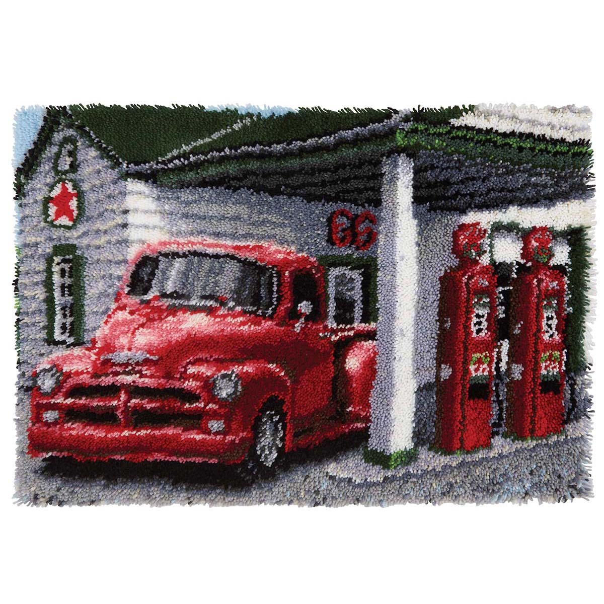 Herrschners  Fill &#x27;Er Up! Latch Hook Kit