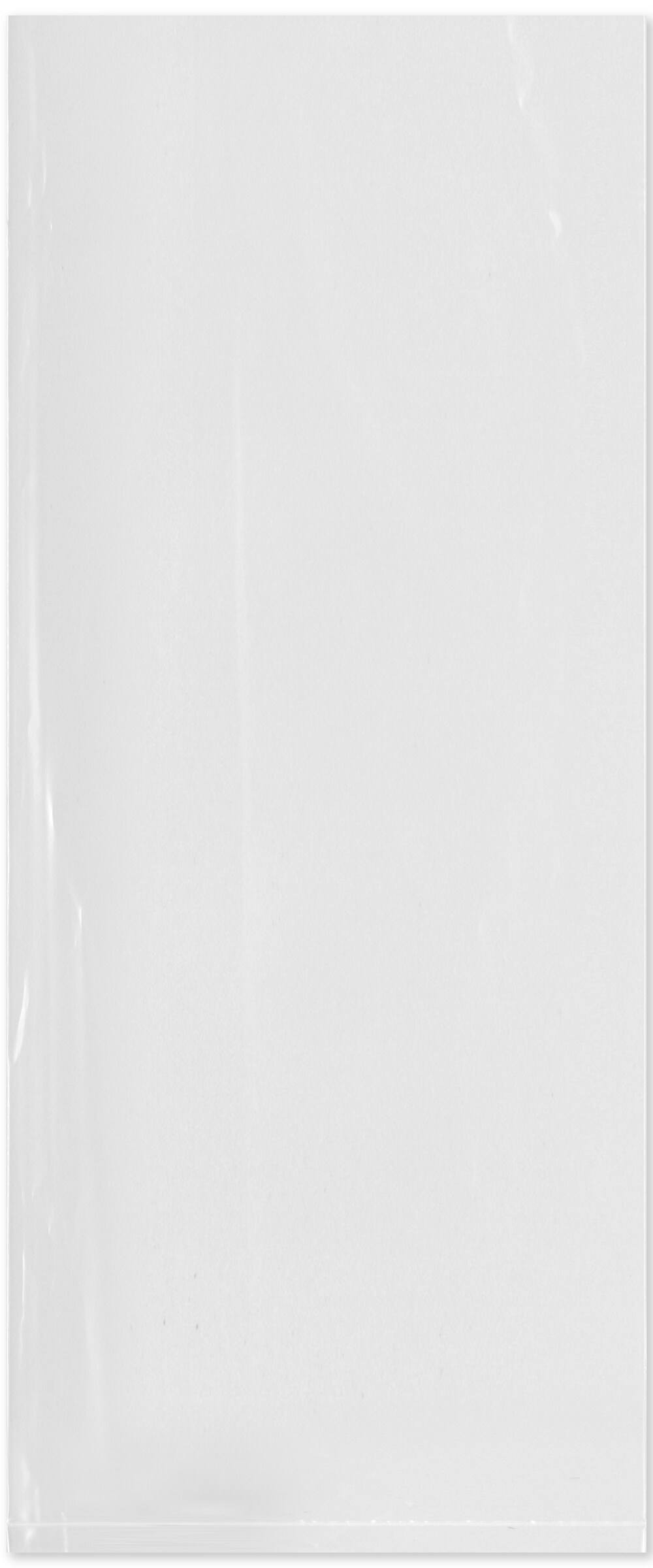 Plymor Flat Open Clear Plastic Poly Bags, 2 Mil, 5