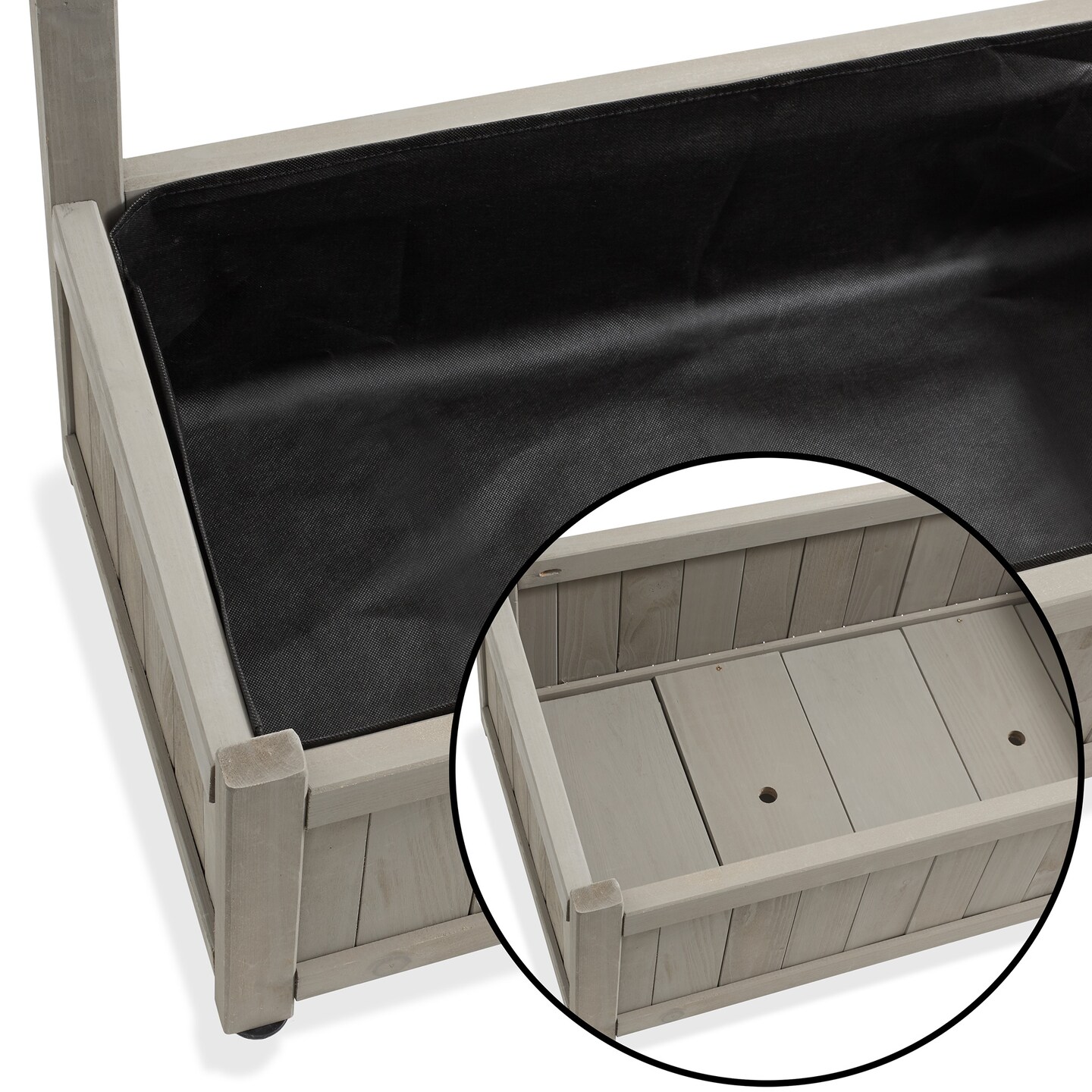 Casafield Wooden Climbing Planter Box -
Raised Garden Bed with Trellis Plant Stand for Outdoor