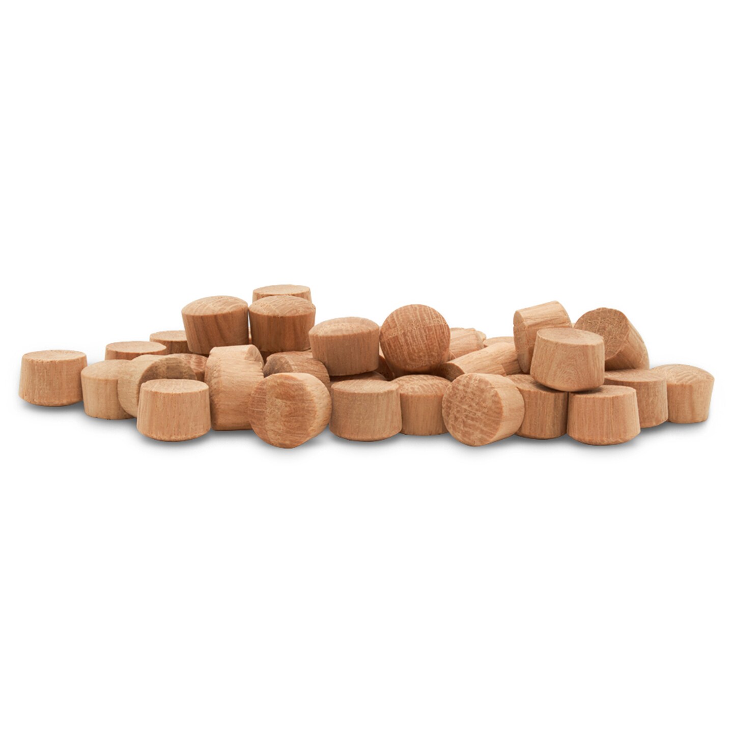Oak Wood Screw Hole Plugs, Multiple Sizes, Domed Top Roundhead Plugs | Woodpeckers