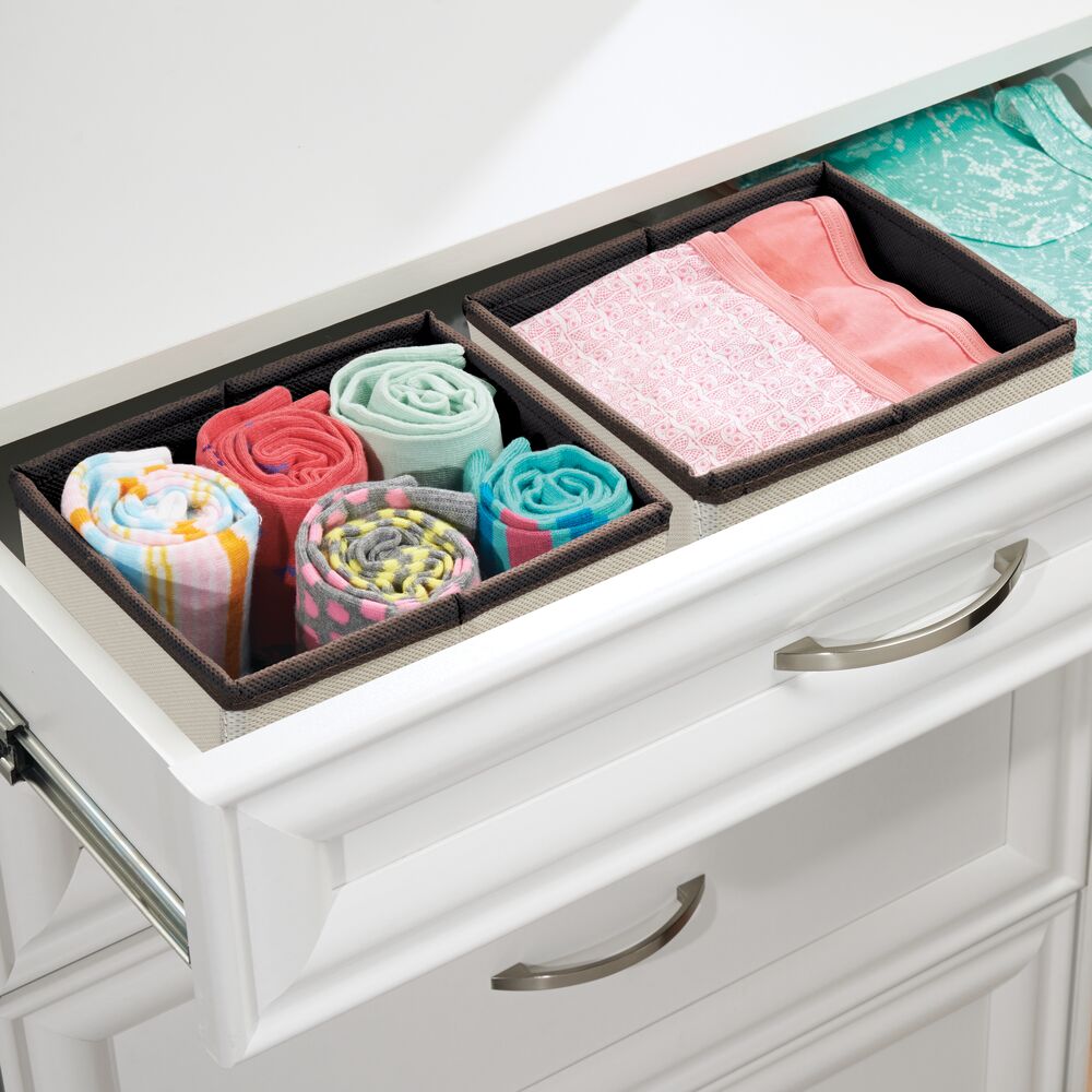 mDesign Soft Fabric Dresser Drawer/Closet Storage Organizer Michaels