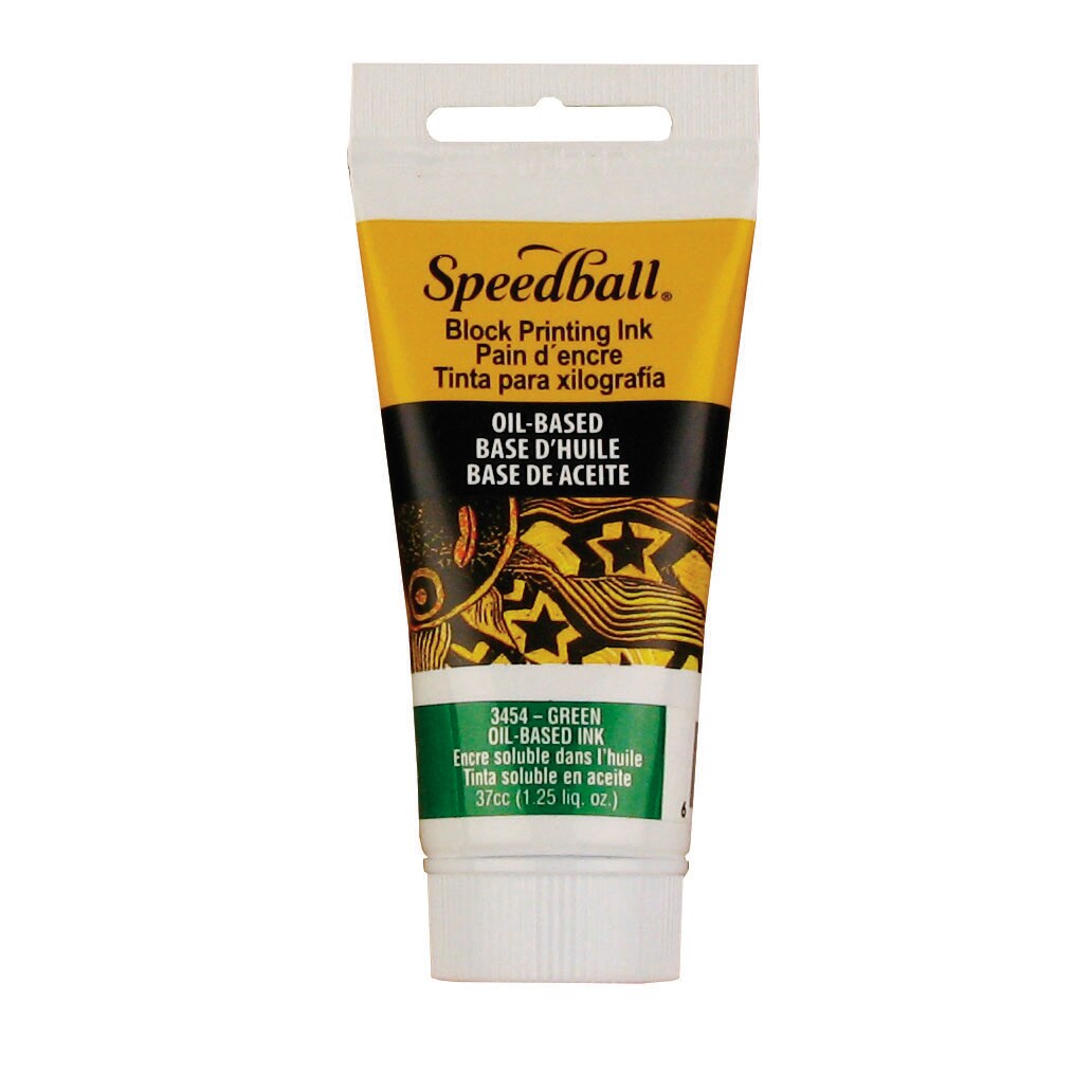 Speedball - Block Printing Ink- Oil-Based - 1.25 oz. - Green