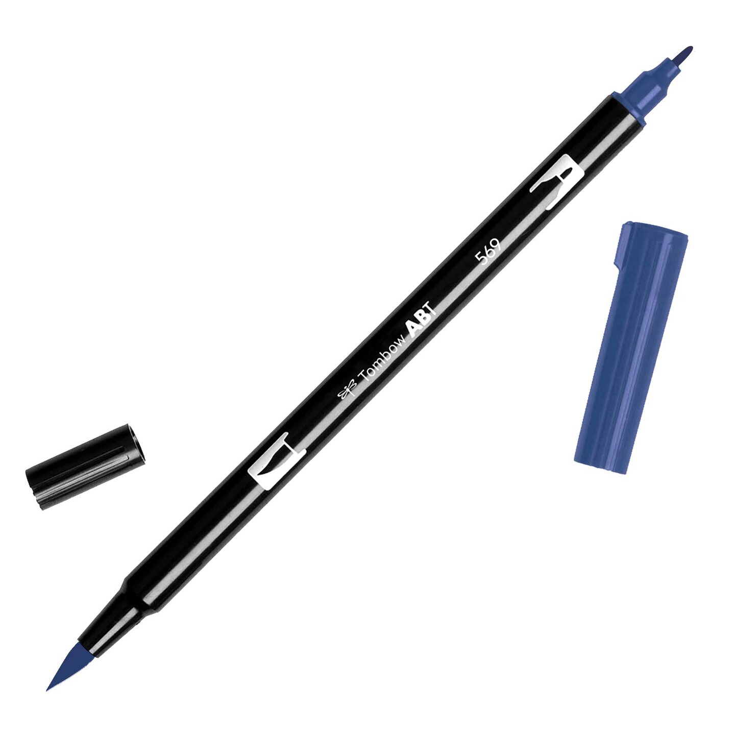 Tombow Dual Brush-Pen, Jet Blue #569