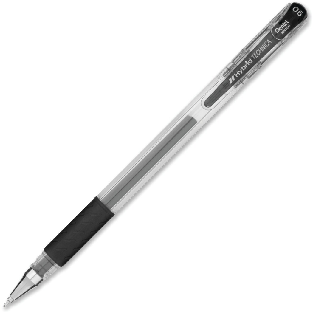 Pentel Hybrid Technica Pen, .6mm, Black