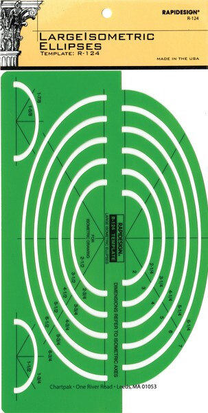 Pickett Large Isometric Ellipses Inking Template Michaels