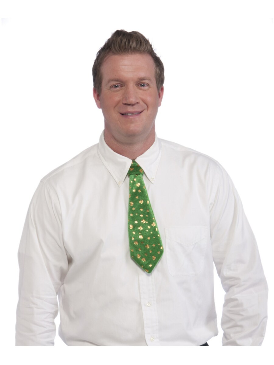 Adult&#x27;s Mens St. Patrick&#x27;s Day Short Neck Tie Costume Accessory